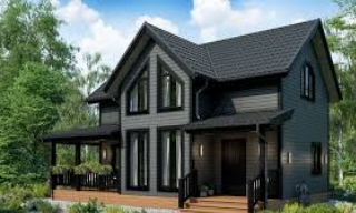 Проекты каркасных домов с террасой от 3675 рублей | Строй-Лкн